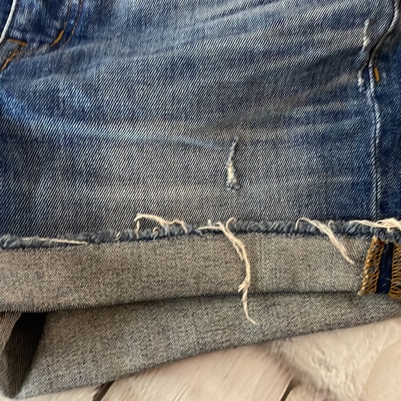 Madewell high-rise cuffed denim shorts Sz 25 - Picture 6 of 7